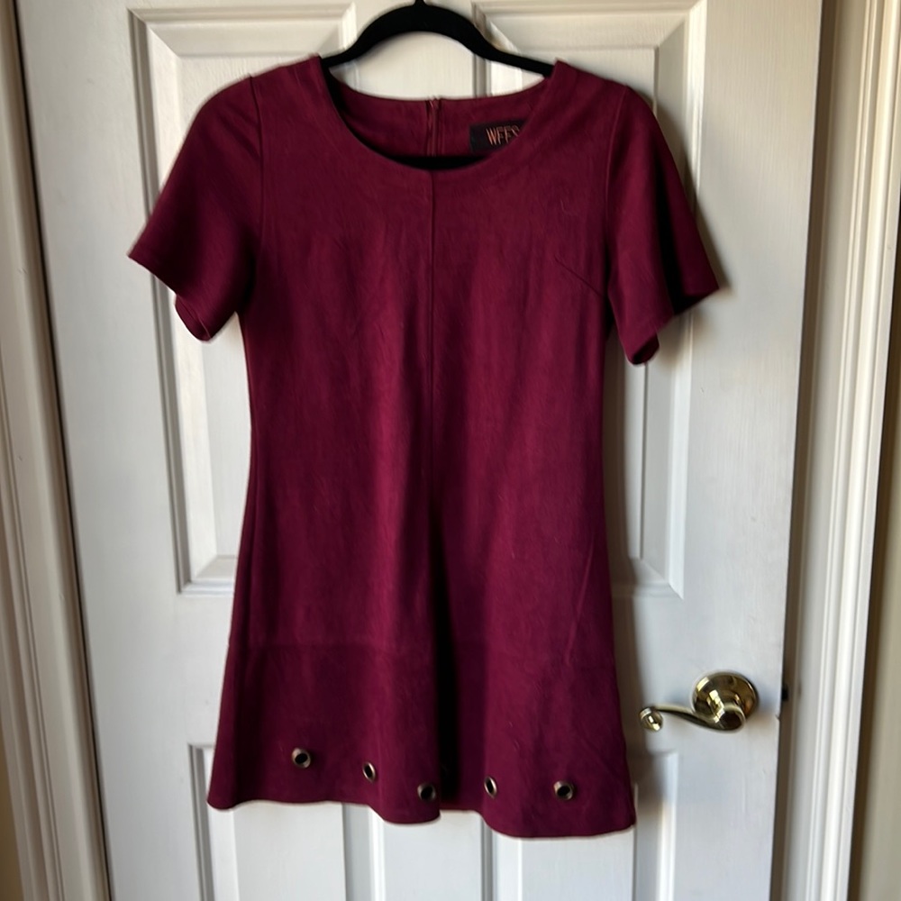 Beautiful raspberry colored mini dress Vintage